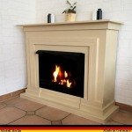 Berlin Deluxe XXL Cream Ethanol Fireplace with Extras