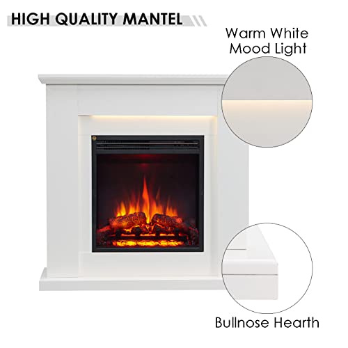 Stratford Fireplace with 35" Surround & Heater