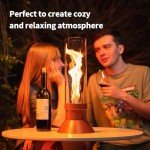 MOVEONSTEP Portable Bioethanol Tabletop Fireplace