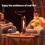 MOVEONSTEP Portable Bioethanol Tabletop Fireplace