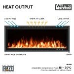 Wärme Panoramic Slim Frame Electric Fireplace 100