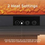 Warmlite Rochester Electric Fireplace Heater with Remote