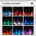 FlameKo Avena 50" Electric Fireplace with Multi Flames