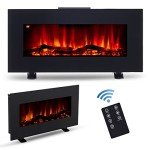 VONLUCE Electric Fireplace with Remote and Timer