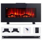 VONLUCE Electric Fireplace with Remote and Timer