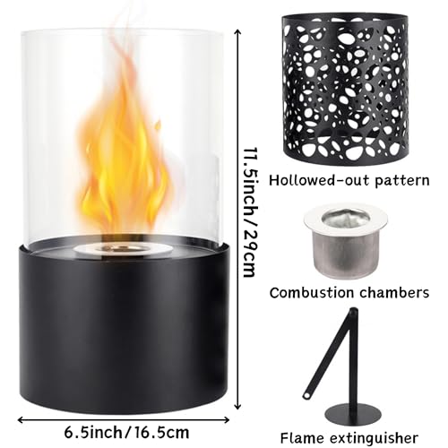 Portable 29.5 cm Bioethanol Tabletop Fireplace