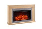 Madura 47" Fireplace with 2kW Heater - Natural Oak