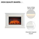 FLAMME Casella 43'' Freestanding Electric Fireplace