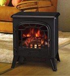 Bronze Traditional Electric Fireplace with Flame Effect