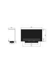 Wall-Mounted Bioethanol Fireplace with Glass Surround