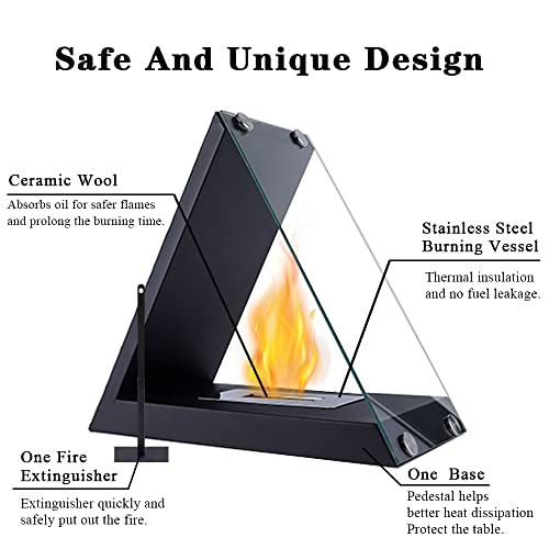 Bio Ethanol Tabletop Fireplace for Outdoor Fun