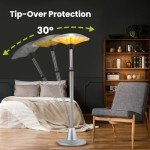 Oypla 2KW Outdoor Electric Quartz Patio Heater