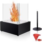 Bio Ethanol Tabletop Fireplace with Extinguisher