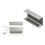 Design C1000 V.1 3-Sided Bioethanol Fireplace