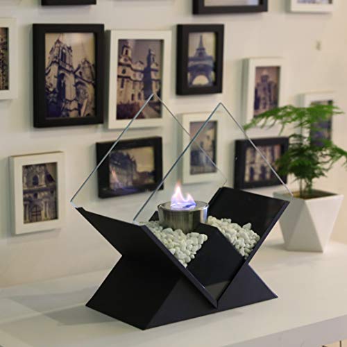 Diamond Portable Tabletop Fire Bowl - Bio Ethanol