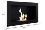 Wall-Mounted Ethanol Fireplace KRATKI Golf 2