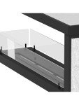Design U1200 Three-Sided Bioethanol Fireplace