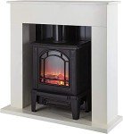 Warmlite Ealing Electric Fireplace Suite, 1800W
