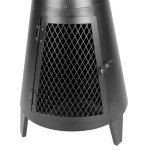 KCT Modern Chiminea - Outdoor Fire Pit Set