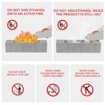 BACOENG Mini Bioethanol Tabletop Fire Pit