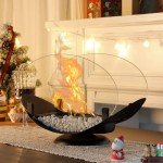 JHY DESIGN Portable Bio Ethanol Tabletop Fire Bowl