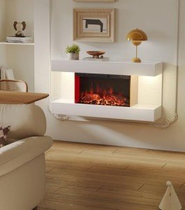 M.C.Haus 32" Wall-Mounted Electric Fireplace