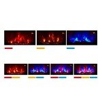TruFlame Wall-Mounted Electric Fireplace with Logs