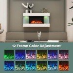 M.C.Haus 32" Wall-Mounted Electric Fireplace