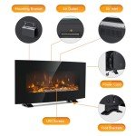 CO-Z 85cm Electric Fireplace with Remote Control