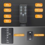 CO-Z 85cm Electric Fireplace with Remote Control