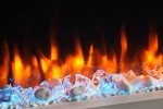 Runswick Wall Mounted Electric Fireplace with Remote