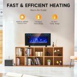 CO-Z 85cm Electric Fireplace with Remote Control