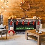 50-Inch Wall Mounted Electric Fireplace with Remote