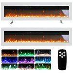 INMOZATA 102cm Wall Mounted Electric Fireplace