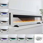 INMOZATA 102cm Wall Mounted Electric Fireplace