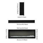 42" Wall-Mounted Electric Fireplace with Remote Control