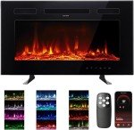 M.C.Haus Ultra-Thin Low Noise Electric Fireplace
