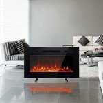 M.C.Haus Ultra-Thin Low Noise Electric Fireplace