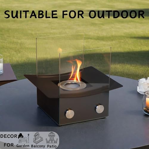 Portable Tabletop Bio Ethanol Fireplace for Outdoors