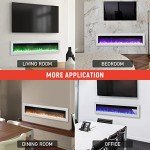 INMOZATA 102cm Wall Mounted Electric Fireplace
