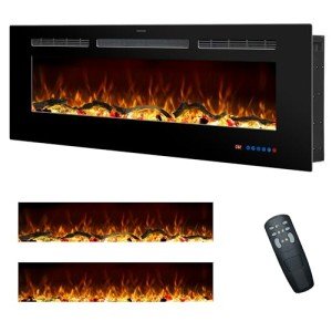 RODALFLAME 48" Electric Fireplace Insert with Remote
