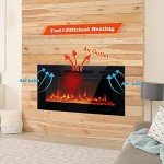 M.C.Haus Ultra-Thin Low Noise Electric Fireplace
