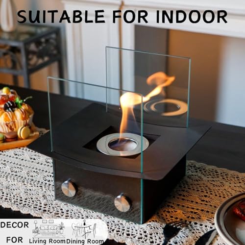 Portable Tabletop Bio Ethanol Fireplace for Outdoors