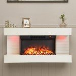 MachenFlame 32" Wall-Mounted Electric Fireplace with WiFi