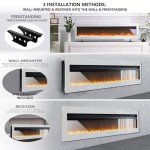 WarmieHomy 3-in-1 Electric Fireplace with Remote Control