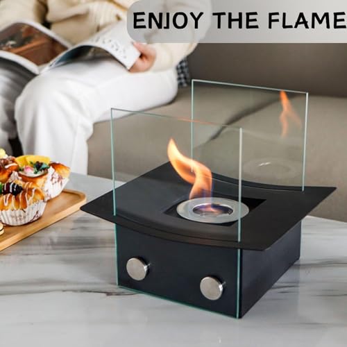 Portable Tabletop Bio Ethanol Fireplace for Outdoors