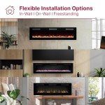 Dimplex Sierra Optiflame Wall Mount Electric Fireplace
