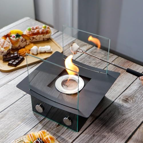 Portable Tabletop Bio Ethanol Fireplace for Outdoors