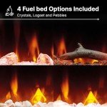 Dimplex Sierra Optiflame Wall Mount Electric Fireplace