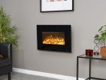 Sureflame 26" Wall Mounted Electric Fire - Black